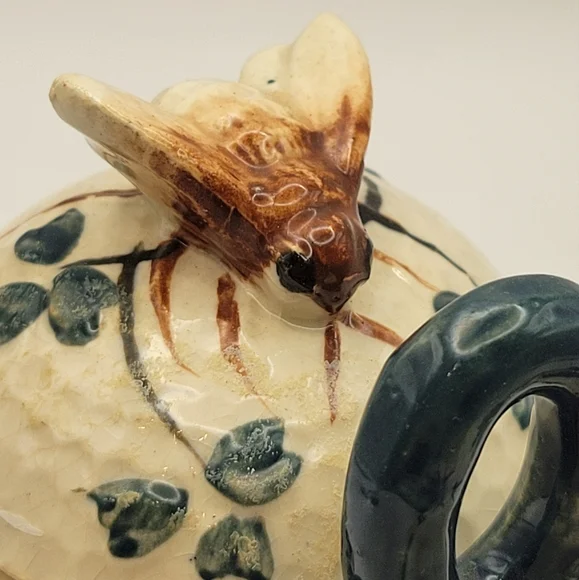 Vintage Floral Double Honey Pot. Made in Japan. Rare find! - Picture 4 of 10